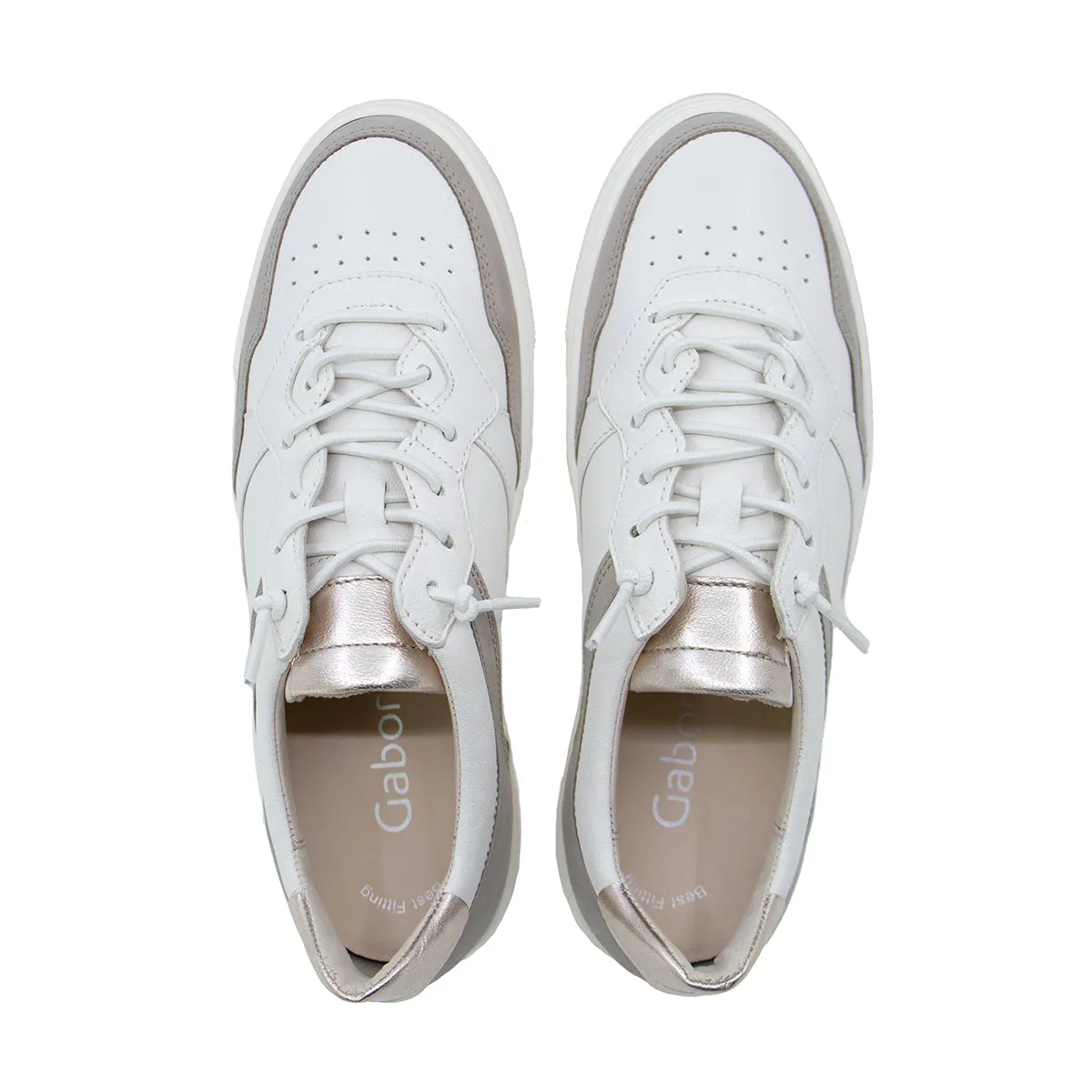 Haddy Beige Combi Soft Walking Sneakers