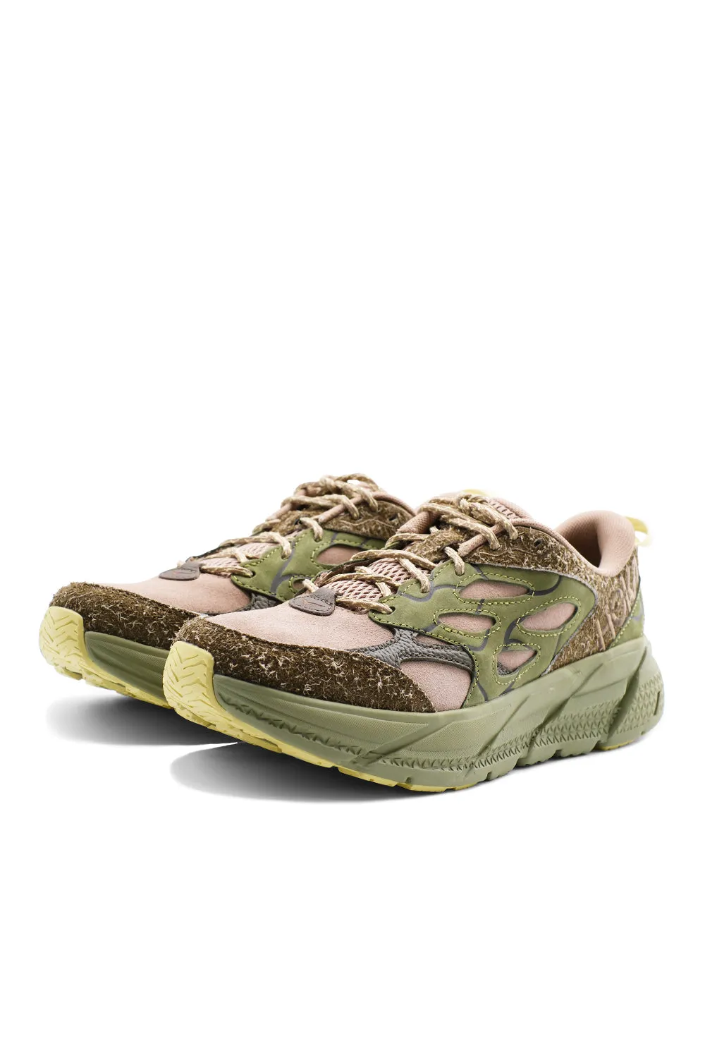 Hoka U Clifton L Suede TP 'Dune/Fennel'