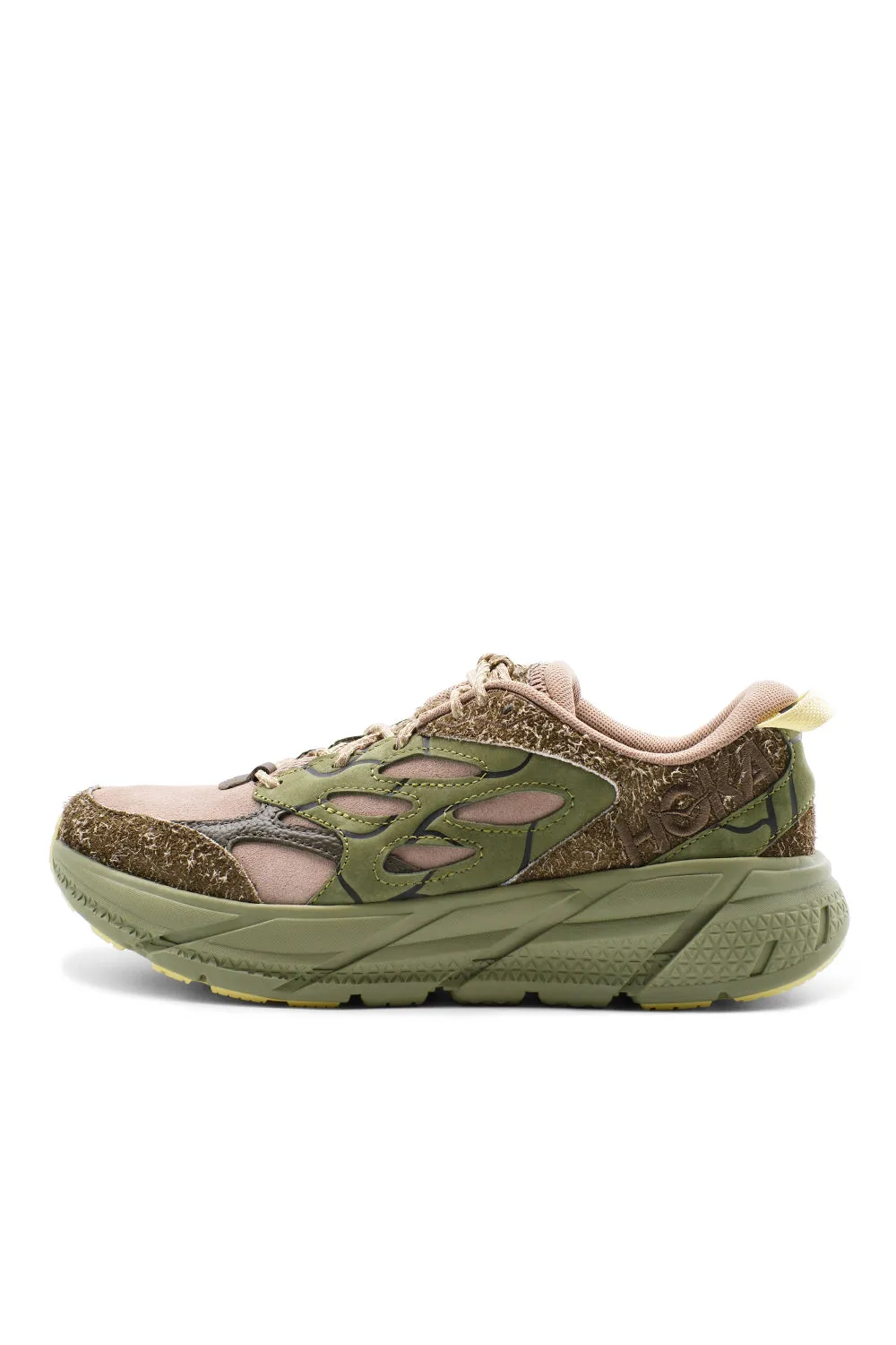 Hoka U Clifton L Suede TP 'Dune/Fennel'