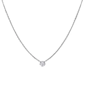 INVISIBLY SET DIAMOND NECKLACE