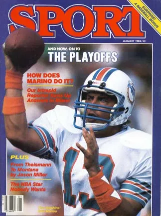 January 1985 Sport Cover (Dan Marino, Miami Dolphins)