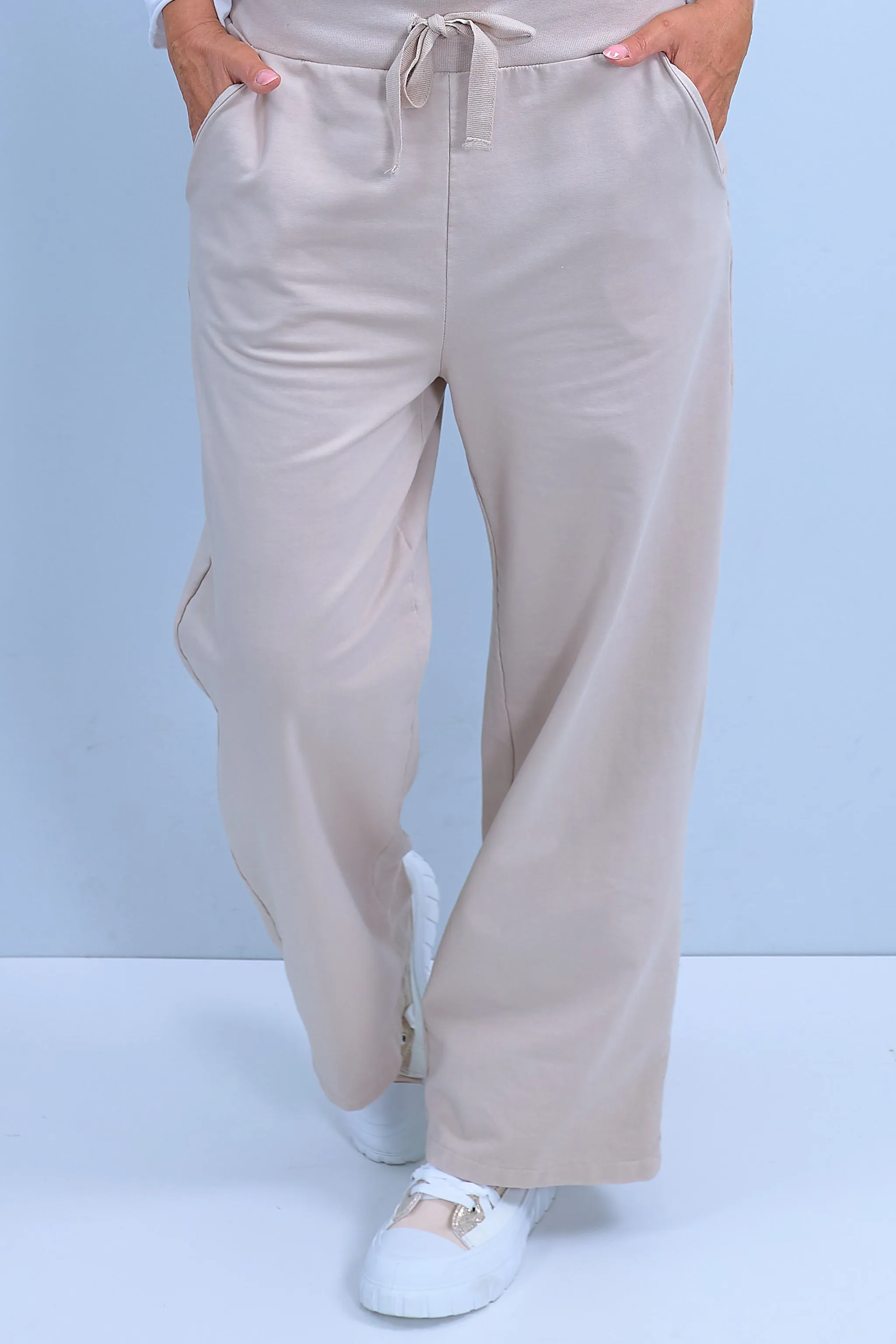 Joggpants im Marlene Style, beige