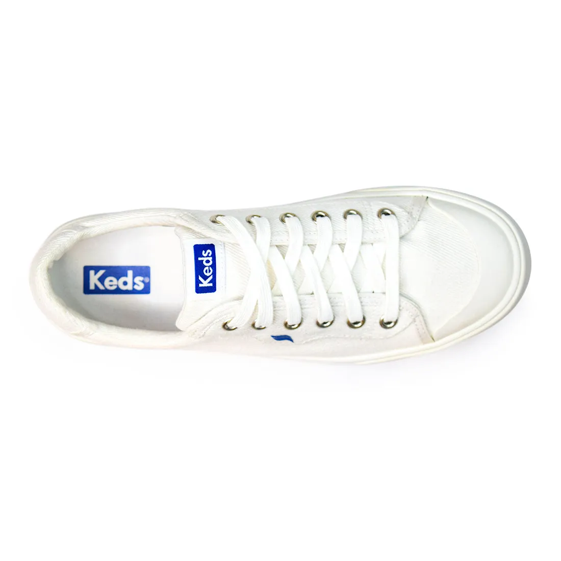 Keds Womens' Hiker Canvas SMU SS'24  Sneaker White (KC68172)