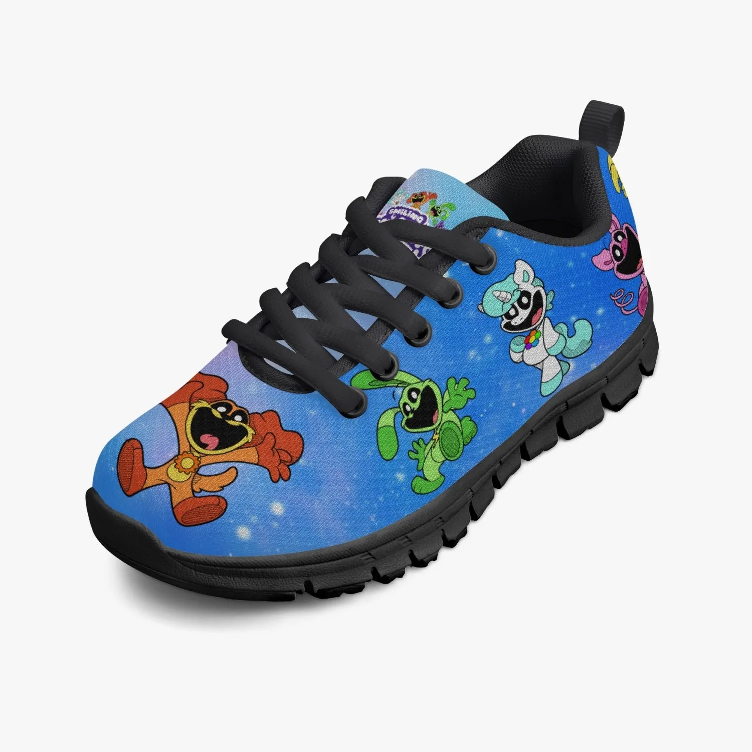 Kids' Smiling Critters Lightweight Mesh Sneakers