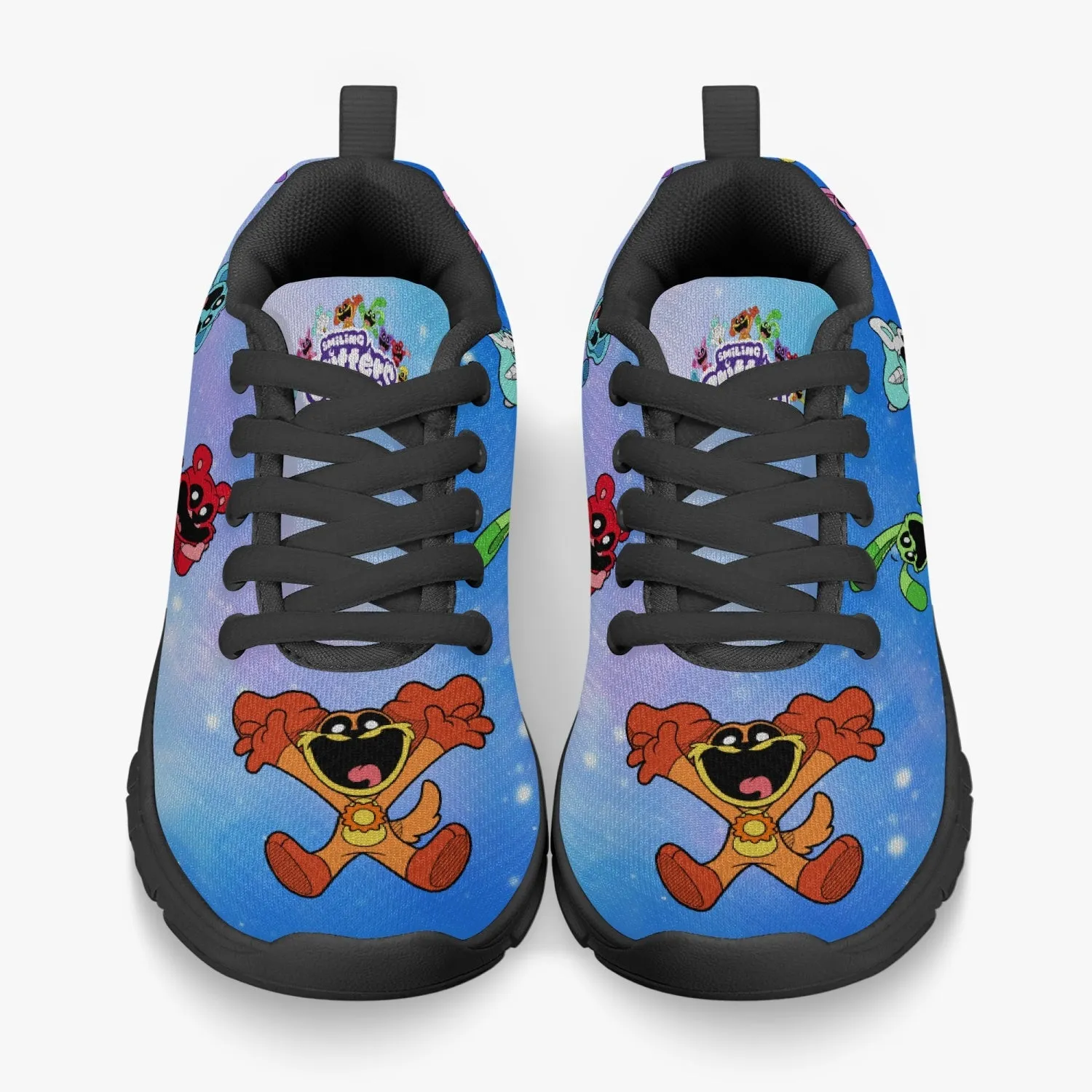 Kids' Smiling Critters Lightweight Mesh Sneakers