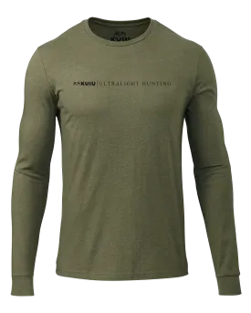 KUIU Line Logo Long Sleeve T-Shirt | Military Green