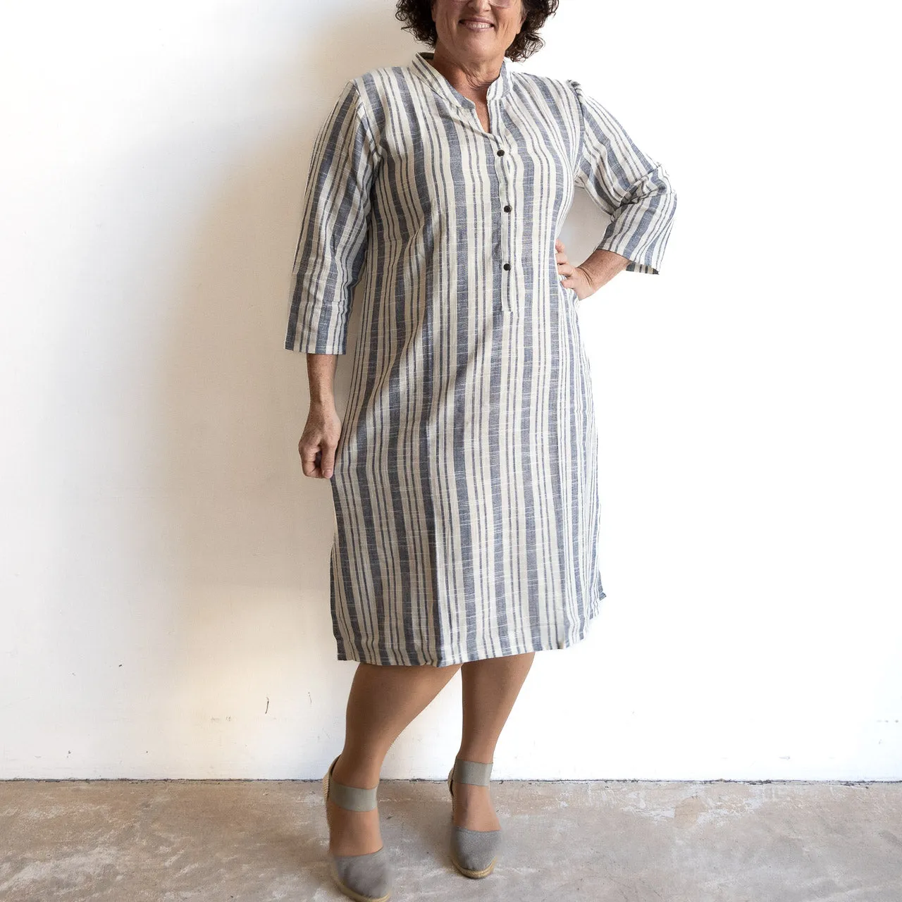 Linen Kurta Tunic Dress