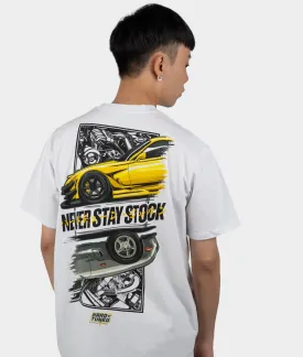 Mazda RX7 Never Stay Stock Tee