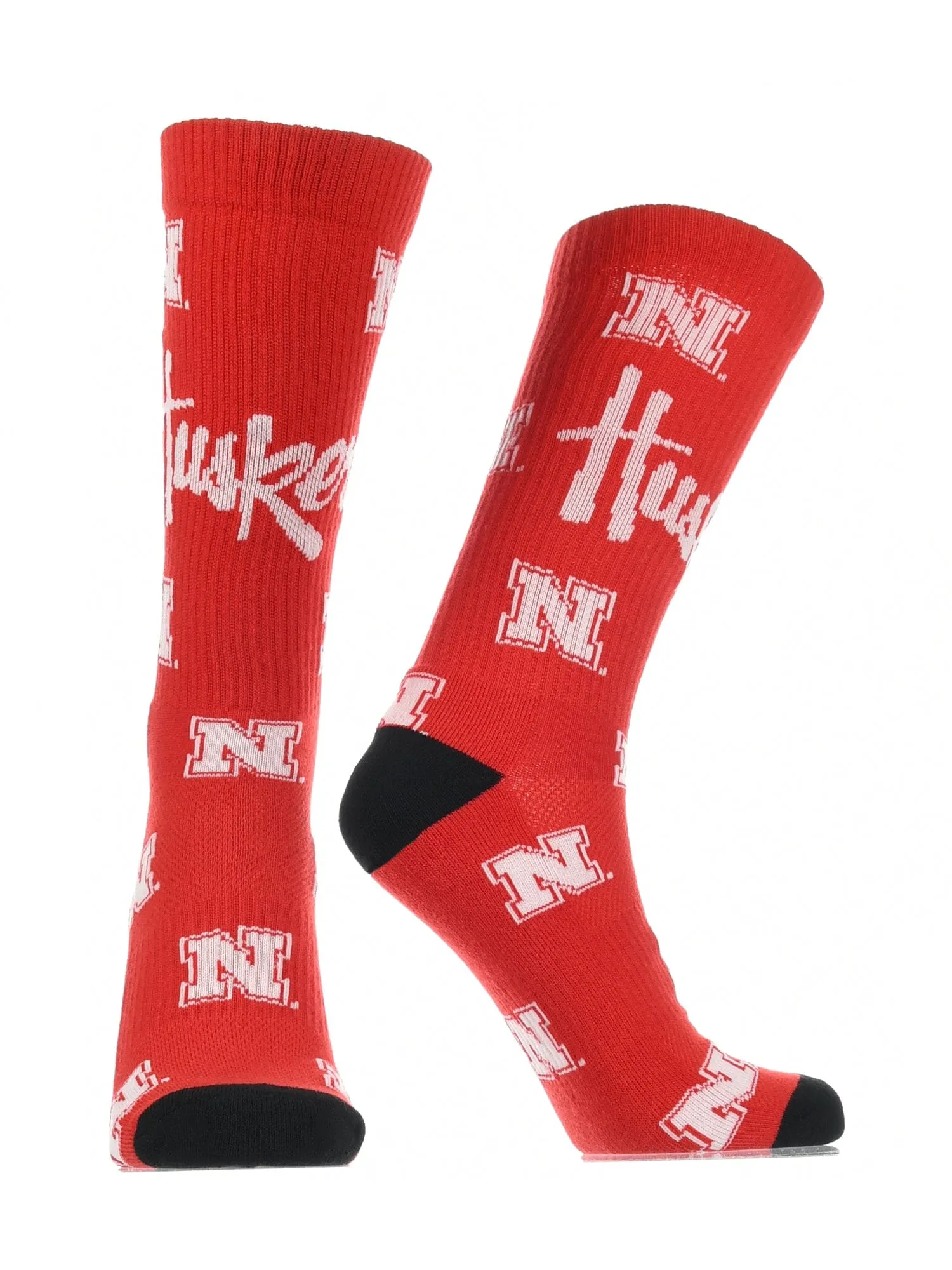 Nebraska Cornhuskers Socks Crew Length Sock Mayhem