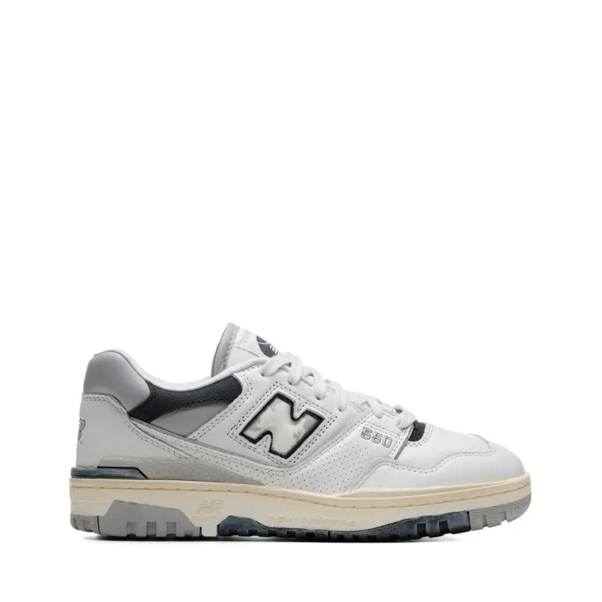 NEW BALANCE SNEAKERS BB550VGB BIANCO-NERO-GRIGIO