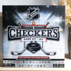 NHL Checkers Game Set