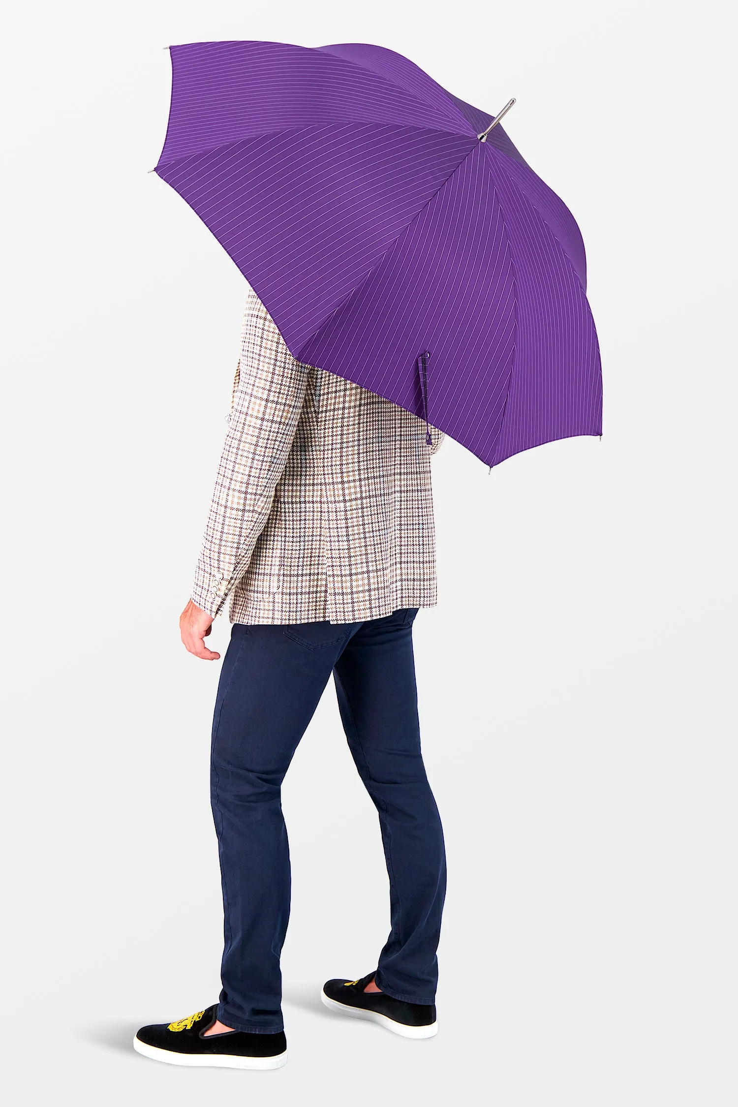 Pasotti Purple Lion Handle Umbrella