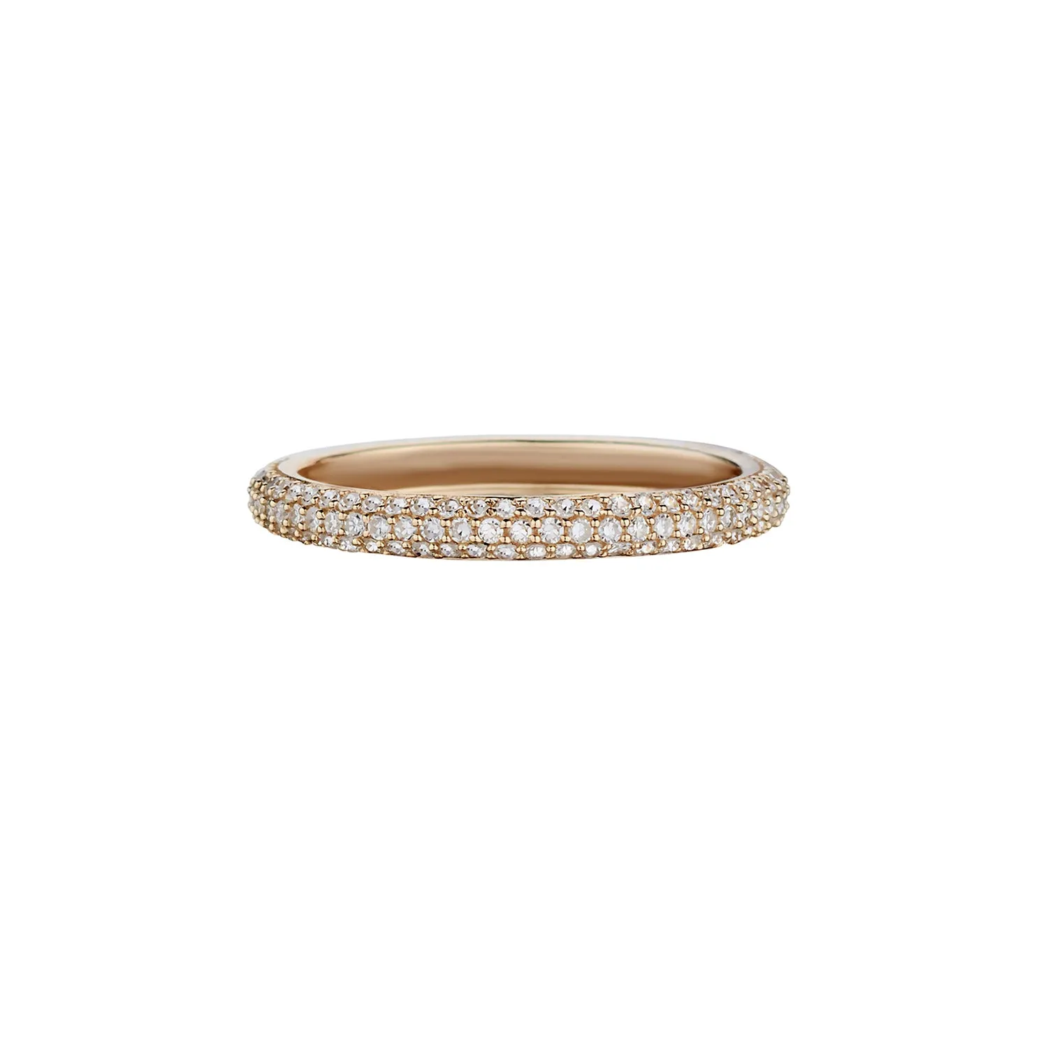 PAVÉ DIAMOND DOMED BAND