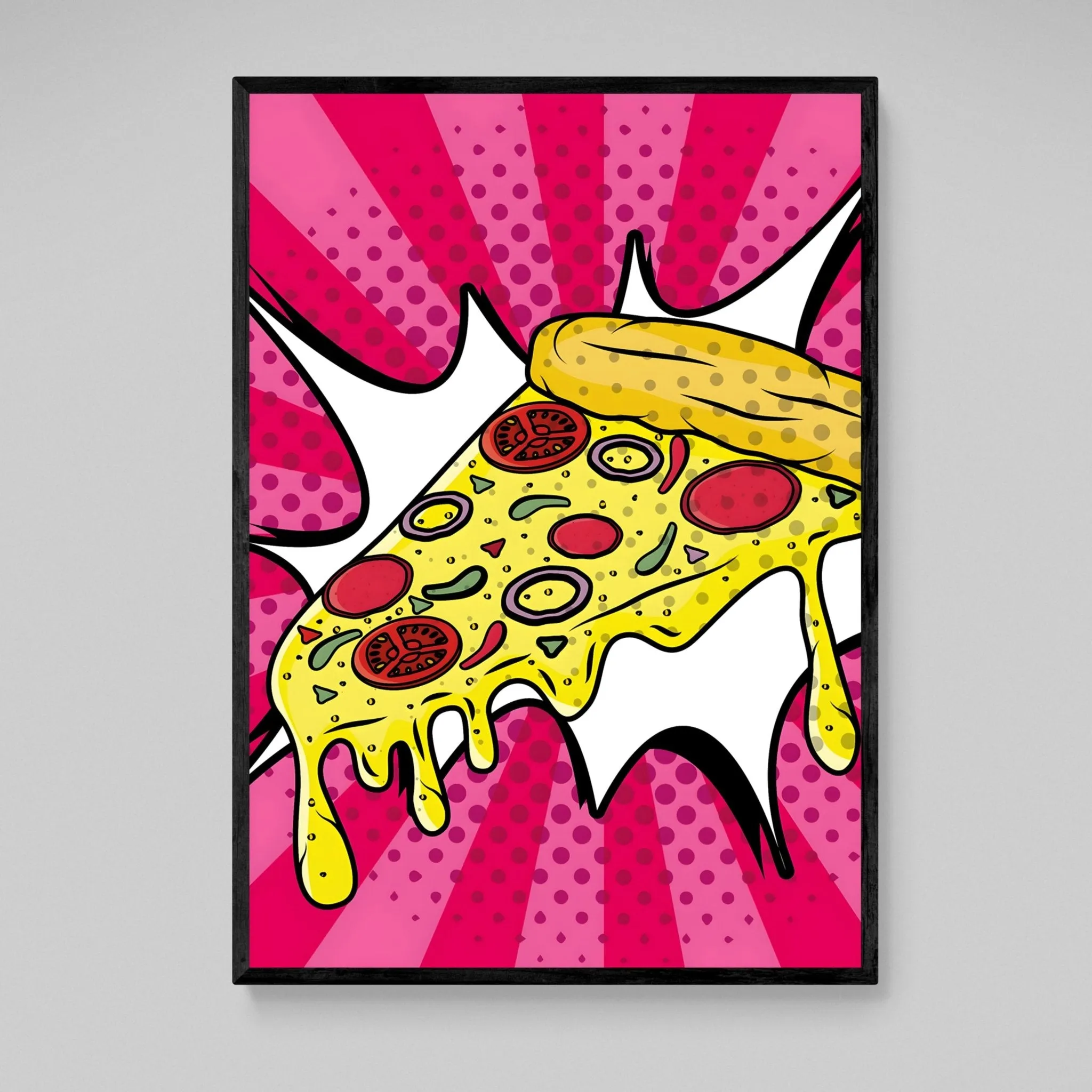 Pizza Pop Art Canvas