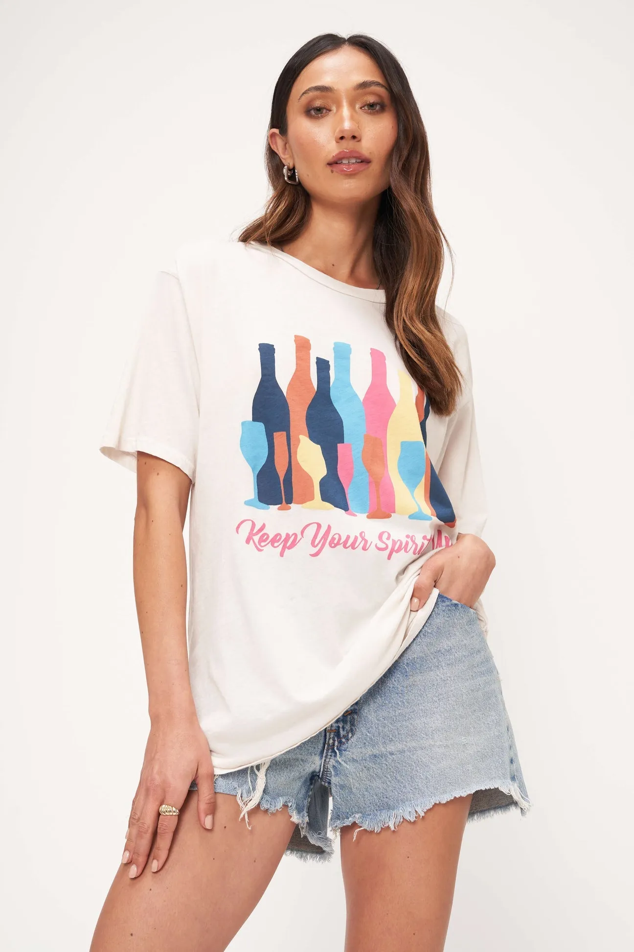 Project Social T Keep Spirits Up Tee