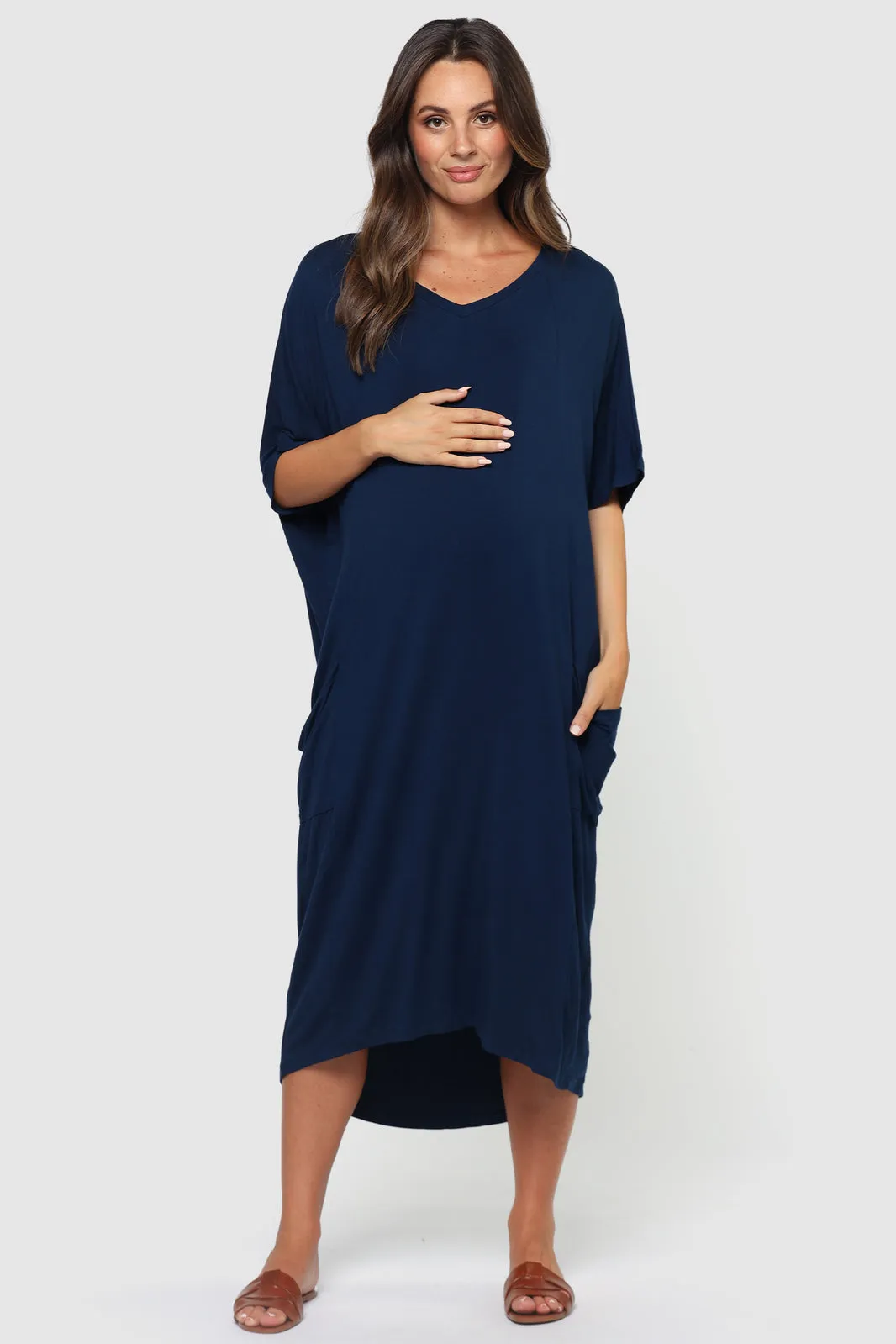 Samara Dress - Navy