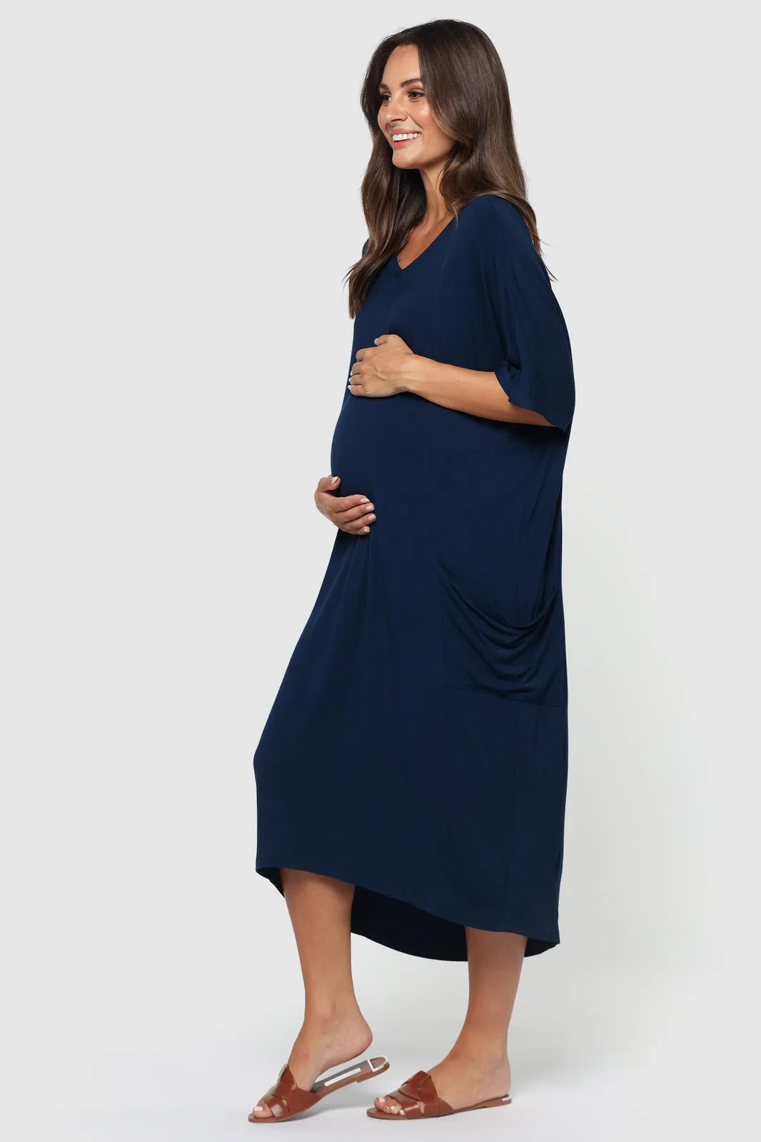 Samara Dress - Navy