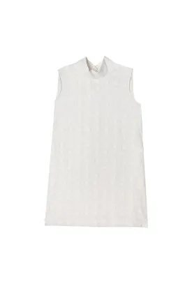 SAMPLE - Sleeveless Mod Dress - White Squares