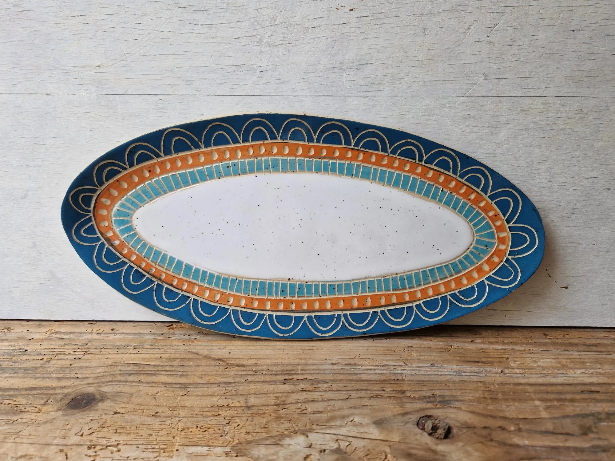 Sgraffito serving platter No. 1