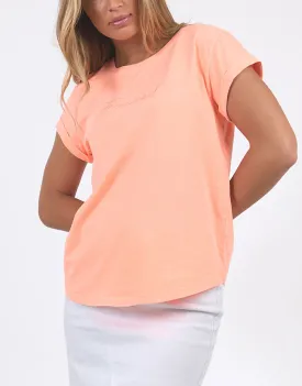 Signature Tee - Neon Peach