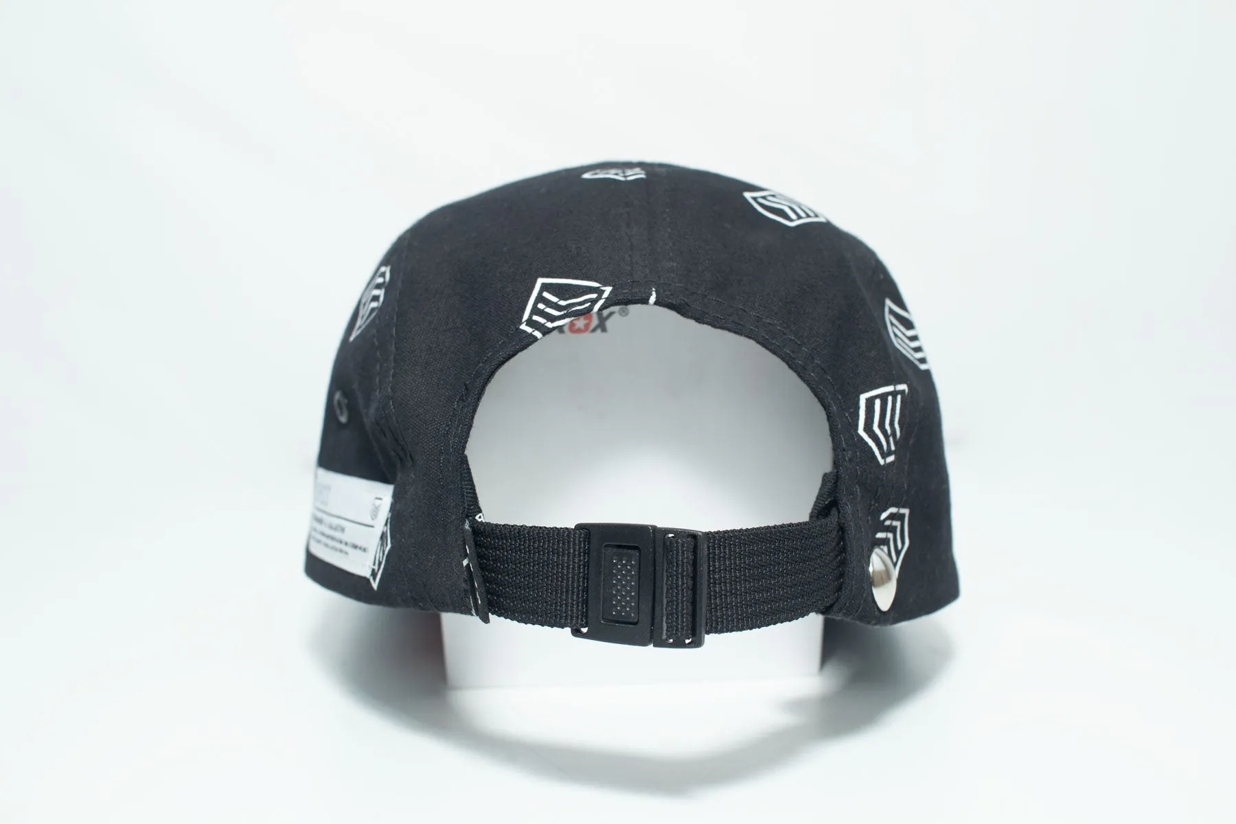 SPCC Flat Brim Print Black Cap