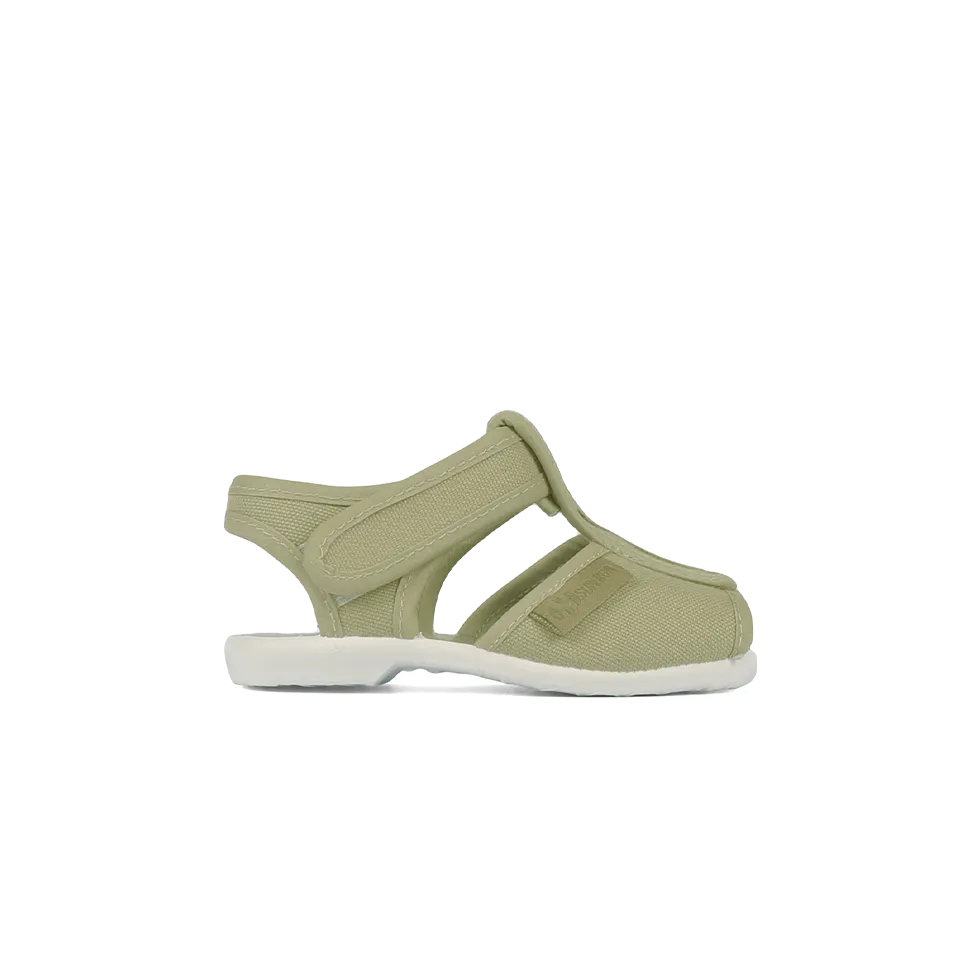 Superga X Drea Chong 1200 Cotton Baby Sandal Green Sage