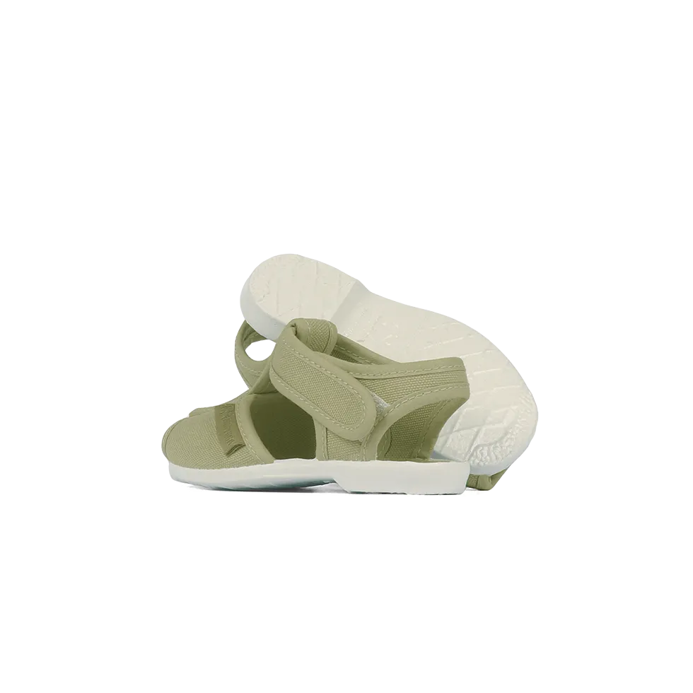 Superga X Drea Chong 1200 Cotton Baby Sandal Green Sage