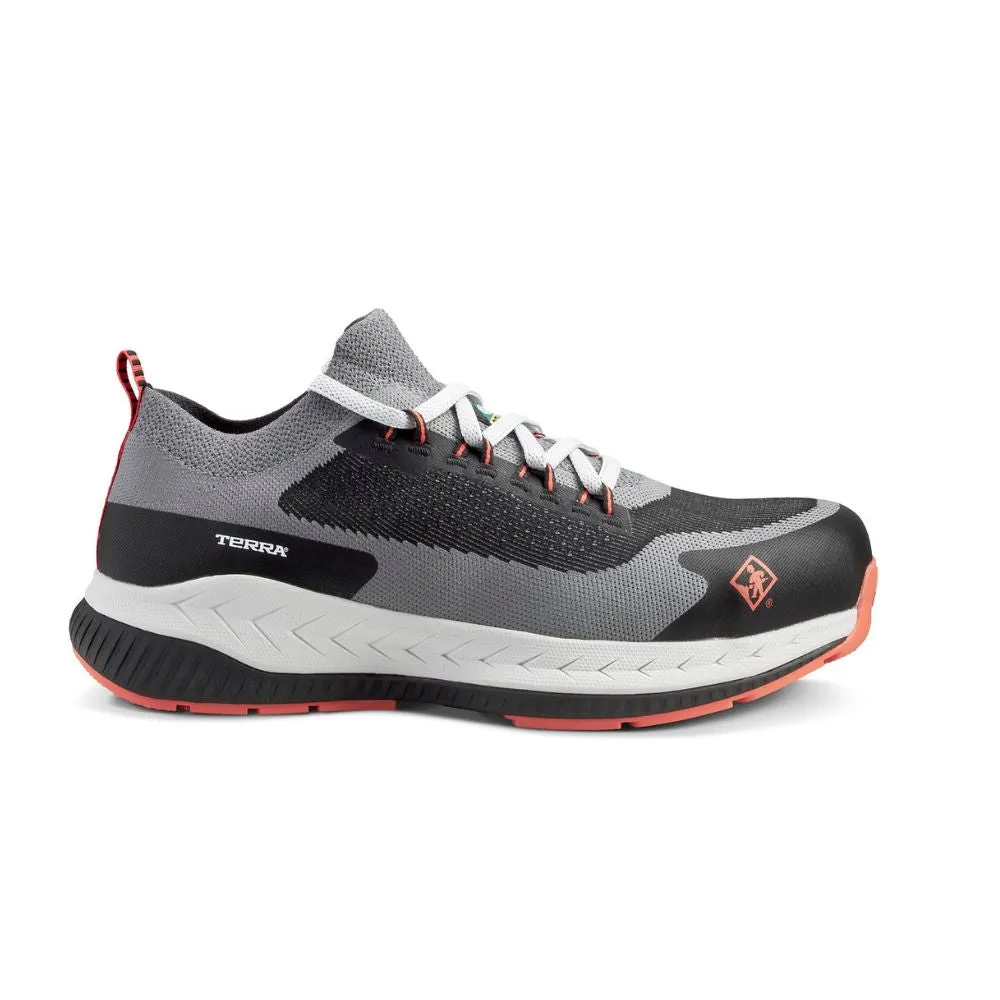 Terra Eclipse SD TR0A4T8MBLR Men's Composite Toe Athletic Safety Shoe - Black/Red