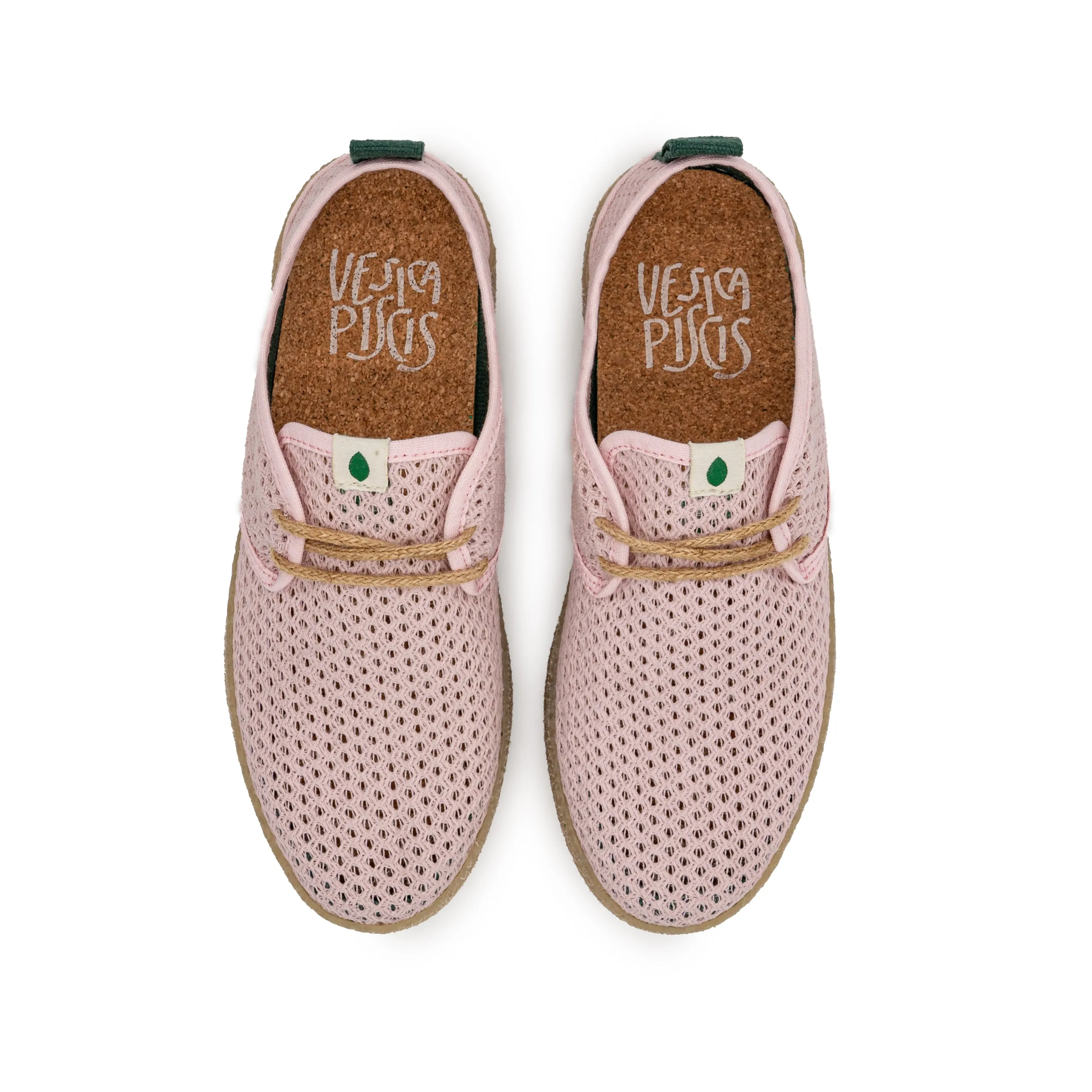 Vegan sneaker pink mesh GOO020