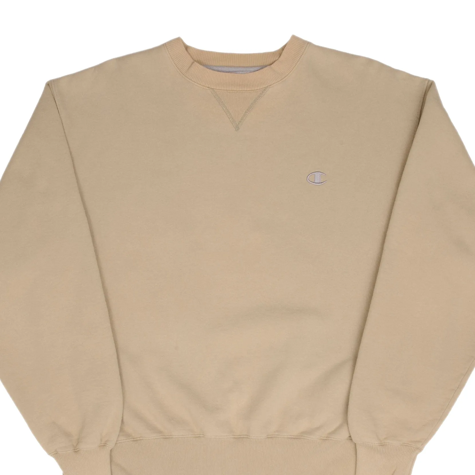 VINTAGE CHAMPION CLASSIC BEIGE SWEATSHIRT 2000S SIZE LARGE