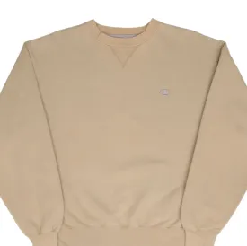 VINTAGE CHAMPION CLASSIC BEIGE SWEATSHIRT 2000S SIZE LARGE