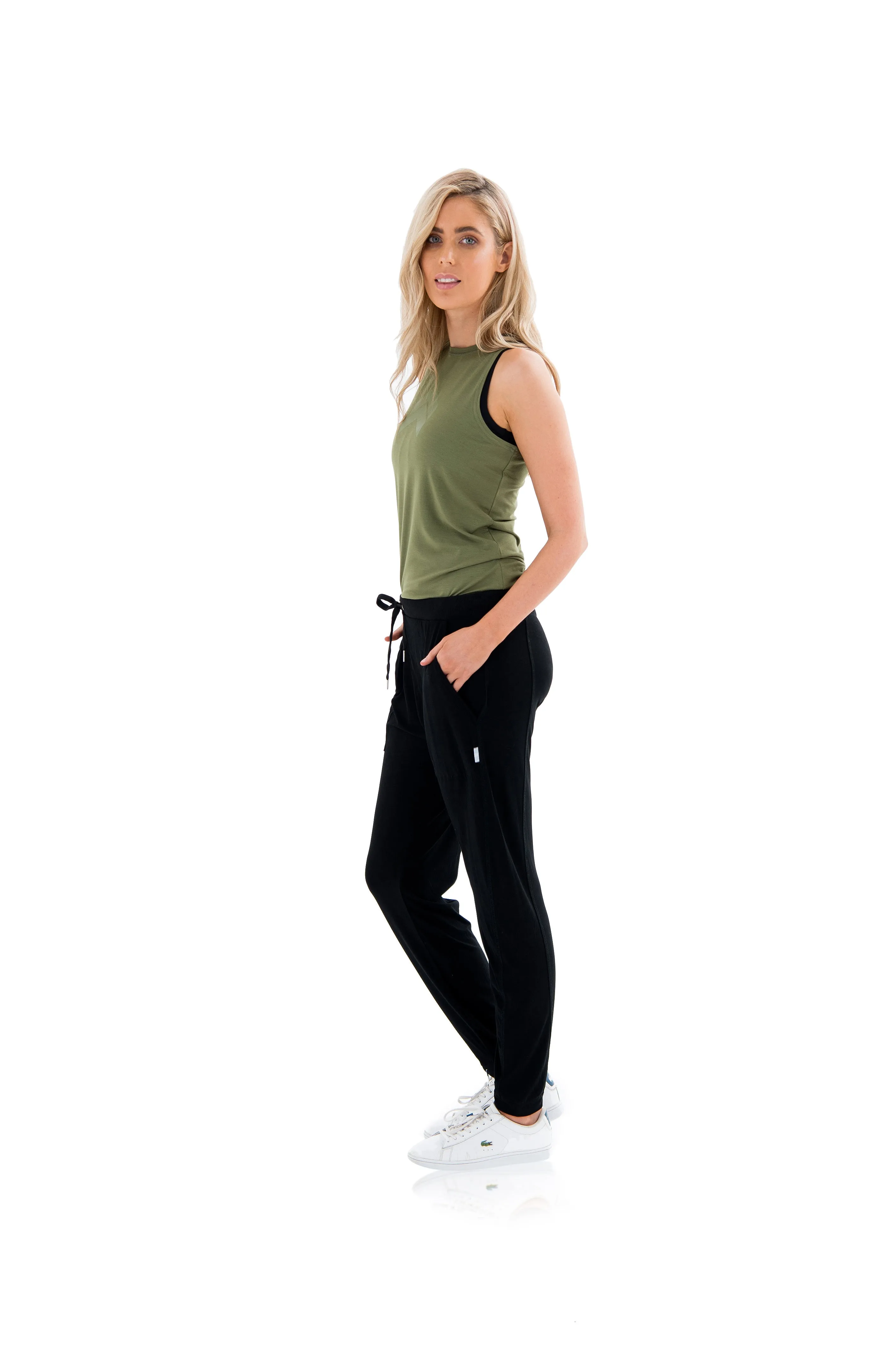 WILSON SLOUCH PANT - BLACK