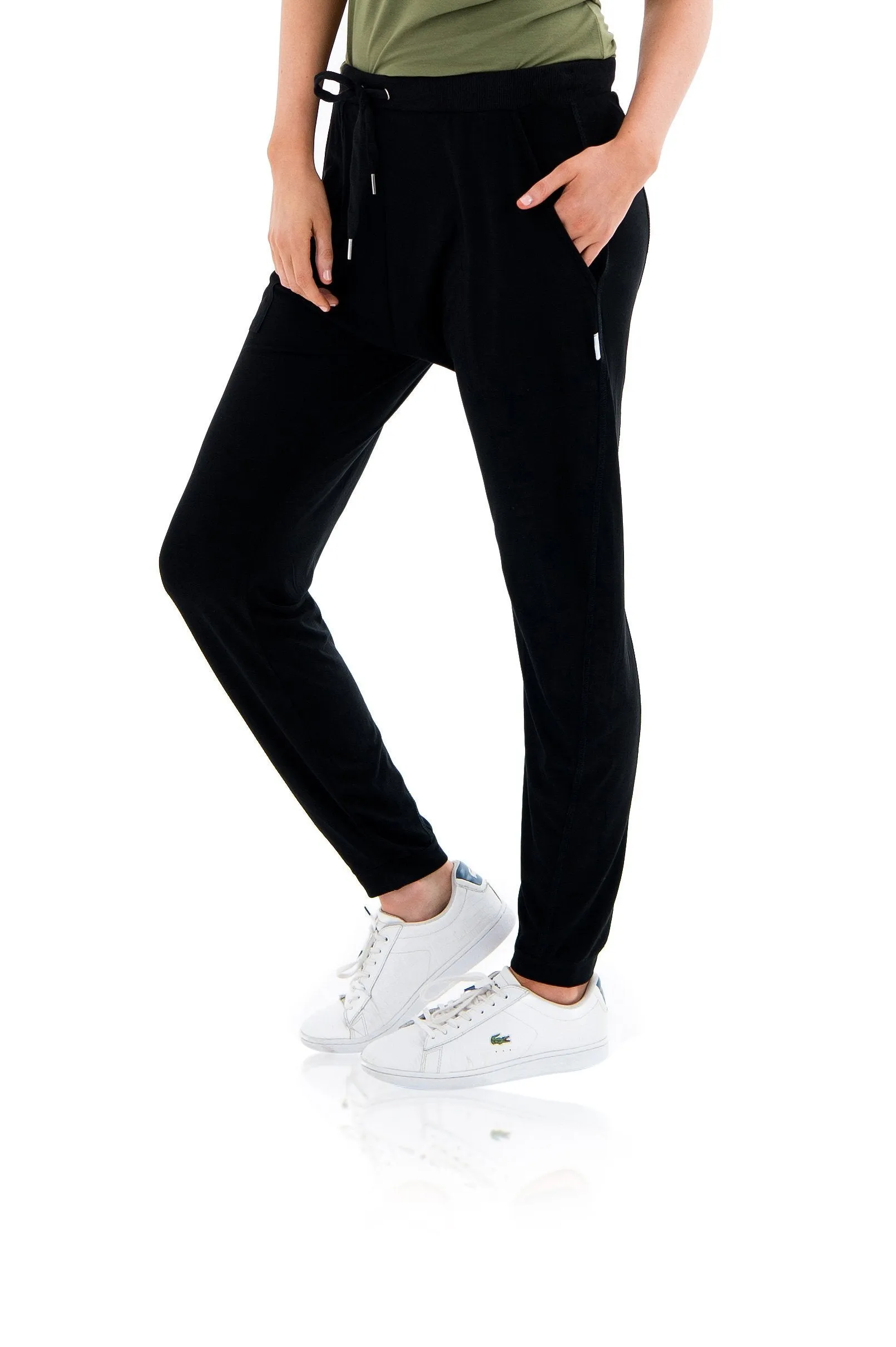 WILSON SLOUCH PANT - BLACK